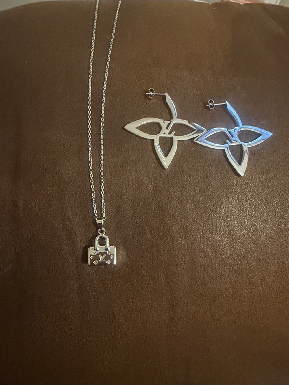 Earring and necklace combo